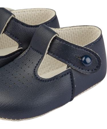 Baypods Baby Shoes B625 T Bar Style | Soft Soled Pre Walker Shoes | Made in England | Navy - Buy Online on GoSupps.com