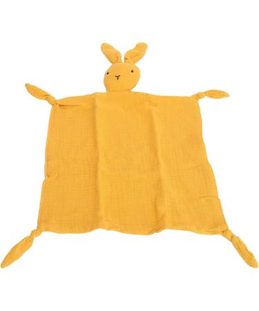 Bunny Security Blanket - Compact & Comfortable Lovey for Travel | Yellow Bunny Blanket - Perfect for Kids & Toddlers - Buy Online on GoSupps.com