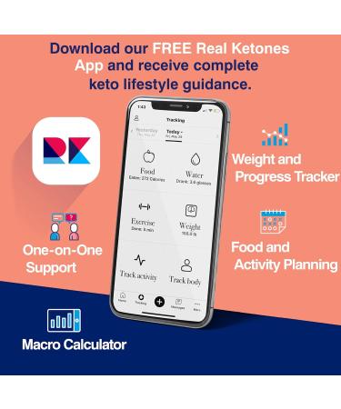 Real Ketones Peach Exogenous Keto D BHB + Caffeine - 20 Packets for Rapid Ketosis - Buy Online on GoSupps.com