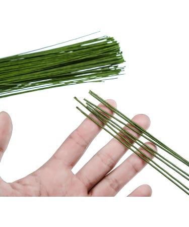 FOIMAS 18 Gauge Floral Stem Wire 100pcs - Paper Wrapped Florist Wire for Arrangements - Buy Online on GoSupps.com