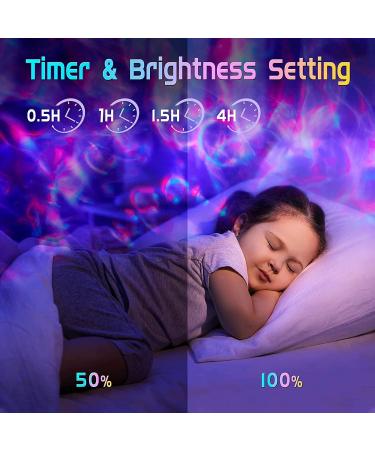 Galaxy Projector with 20 Lighting Modes, HiFi Bluetooth Speaker, White Noise, Remote & Timer - Ideal Bedroom Decor Gift - Black - Buy Online on GoSupps.com