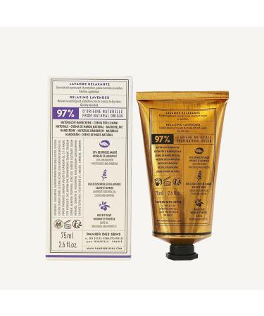 Panier des Sens Lavender Hand Cream - Moisturizing Hand Lotion with Shea Butter & Olive Oil - 97% Natural Ingredients - Made in France - 2.6floz - Buy Online on GoSupps.com