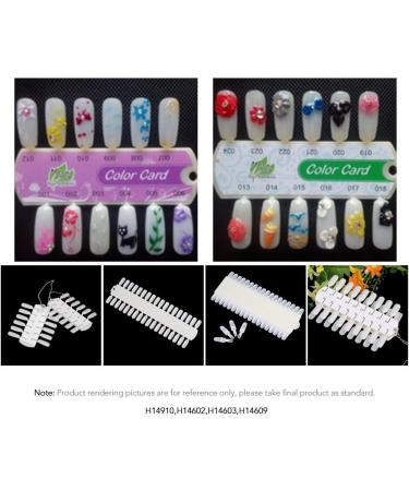 Anlf 36 Leaves Nail Color Display Plate - Nail Art Tips & Training Card for Perfect Nail Design - Buy Online on GoSupps.com