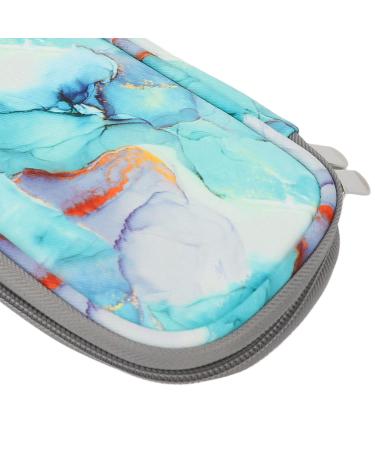Portable Insulin Cooler Bag Diabetic Supplies Organizer - Marble Green - Buy Online on GoSupps.com