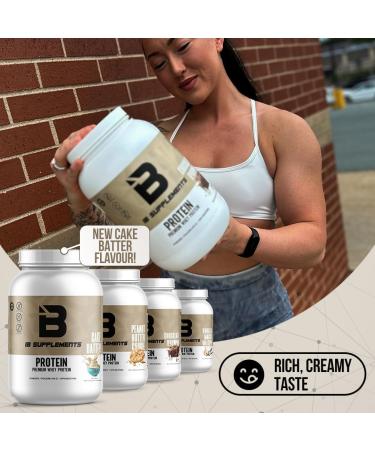 Iron Brothers Supplements - Premium Whey Casein Blend Protein Powder | 100% Whey Isolate for Muscle Growth Performance & Recovery | Whey Protein Powder Cake Batter - Gluten-Free | 27 Servings - Best - Buy Online on GoSupps.com