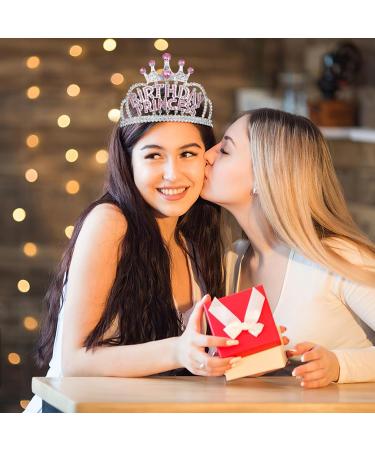 Healeved Birthday Crown Birthday Tiara Happy Birthday Crown Birthday Headband Party Props Princess Crowns For Little Girls Women - Buy Online on GoSupps.com