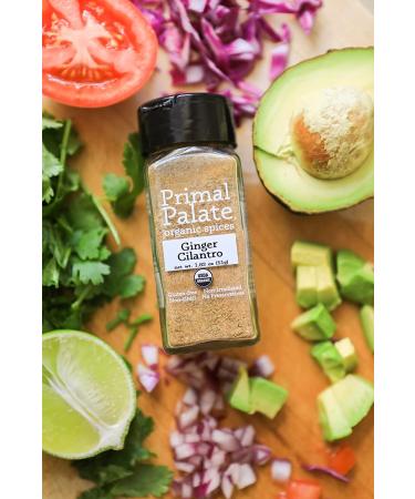 Primal Palate Organic Ginger Cilantro Spice Blend - 1.83 oz | Certified Organic AIP Seasoning - Buy Online on GoSupps.com