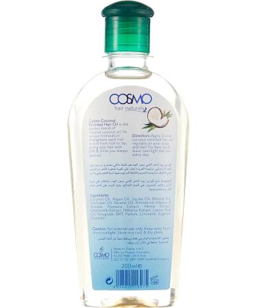 COSMO Coconut Enriched Hair Oil 200ml - Buy Online on GoSupps.com