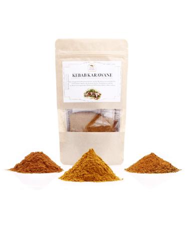 Feine W rze Kebab Karawane | Spice Set | Doner Seasoning | Shawarma | Yemeni Kebab Seasoning | Oriental Cuisine | Premium Quality | Gluten-Free | 85g