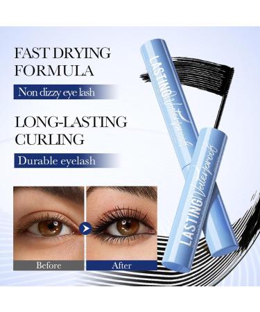 Volume and Length Mascara Black Mascara for Natural and Lengthened Lashes - Waterproof Cosmetic for Enhanced Lashes for Women and Girls for All Occasions - Buy Online on GoSupps.com