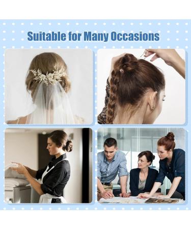 Vlasy 60 Count Black Wave Bobby Pins for Women and Girls - Invisible Hair Clips for All Hair Types - Bulk Hair Accessories - Buy Online on GoSupps.com