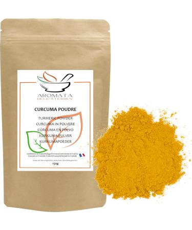 AROMATA - Turmeric powder – 100% Natural - Origin India - 150g