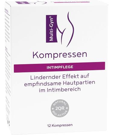 Multi-Gyn Compresses - Soothing Intimate Care for Postpartum Relief - Fragrance & Hormone-Free - 12 Compresses - Buy Online on GoSupps.com