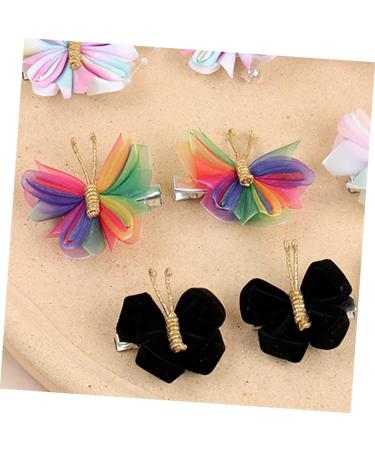 Beaupretty 24 Pairs Butterflies Hair Clips for Butterfly Hair Accessories Girl Bows Butterflies Hair Barrettes Hair Pin Hair Clips Mini Small Metal Issue Card Braided Child - Buy Online on GoSupps.com