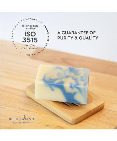 Buy Bleu Lavande 2 Pack Natural Handmade Lavender Body Soap - 100% Vegan Cruelty-Free Pure Essential Oil - No Artificial Fragrances - 2x 5.8 Oz - Buy Online on GoSupps.com