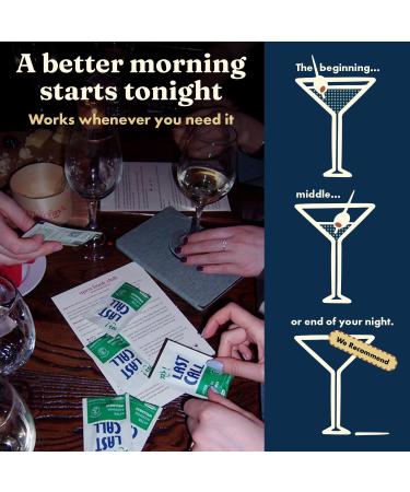 Last Call | Drinking Wellness Aid | DHM-Based Supplement | Dihydromyricetin Prickly Pear Milk Thistle B Vitamins | 10-Pack - Buy Online on GoSupps.com