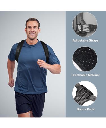 HIJJPS Posture Corrector for Women & Men - Adjustable & Breathable Upper Back Brace - Buy Online on GoSupps.com