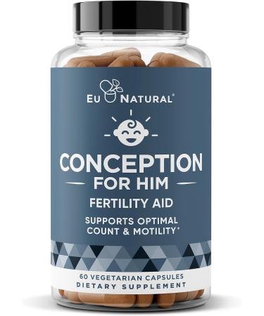 Eu Natural Conception Men Fertility Vitamins - 60 Vegetarian Capsules