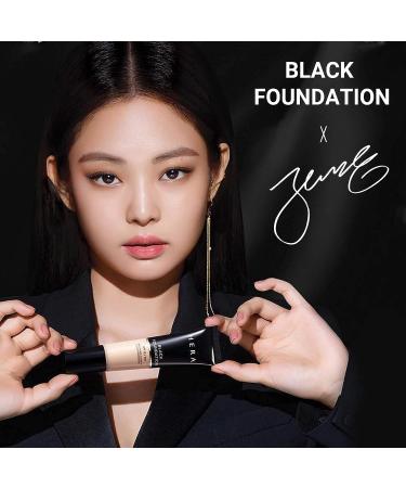 HERA Black Foundation Matte Makeup | Longwear, Oil-free, Lightweight Cover Fit Liquid Concealer Foundation by Amorepacific (1.18 Fl Oz 17C1) - Jennie's Pick - Buy Online on GoSupps.com