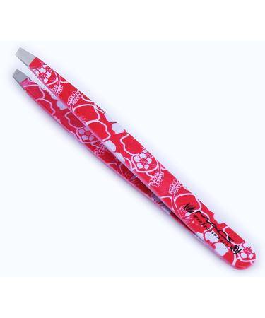 MACS Tweezers Set - Stainless Steel Precision Tweezers for Eyebrow Plucking and Ingrown Hair Removal - 2PC Pink Flower Set - Buy Online on GoSupps.com