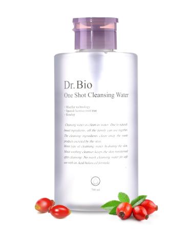 Dr. Bio One Shot Micellar Cleansing Water 700g | Gentle Hydrating Facial Cleanser & Makeup Remover | Beauty Korean Cleansing Oil for All Skin Types | Korean Skin Care Facial Cleansing Products