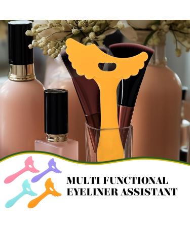 TOPBATHY Pochoirs Eyeliner Multifonctions 4 Pi ces Silicone Outils Maquillage Yeux Aide Application Mascara Paupi res R utilisable Couleur Al atoire Style Al atoire - Buy Online on GoSupps.com