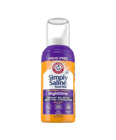 Simply Saline Nght Nasal Mist 4.25oz - Nasal Relief Spray - Buy Online on GoSupps.com