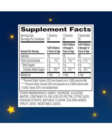 Zarbee's Kids Melatonin Gummy 1mg Childrens Sleep Aid Supplement Drug-Free & Effective Sleep Supplement for Children Ages 3 and Up Non-Habit Forming Natural Watermelon Flavor 60 Gummies - Buy Online on GoSupps.com
