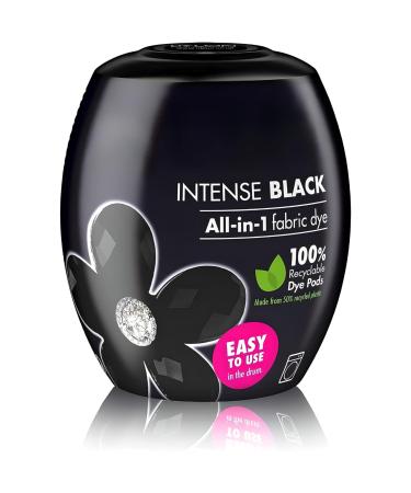 AMK Washing Machine Fabric Dye Pod Intense Black 350g for Clothes & Soft Furnishings
