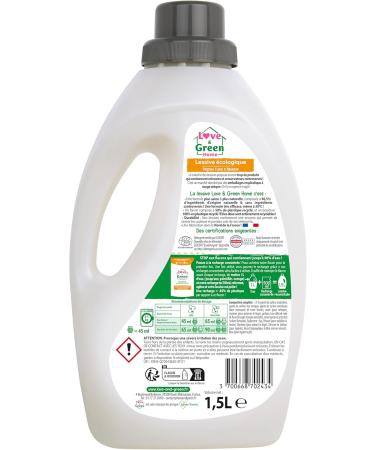 Love & Green Home Ecological refillable laundry detergent Orange blossom scent. Dermatest 5 star certified and Eco-detergent by E - Buy Online on GoSupps.com