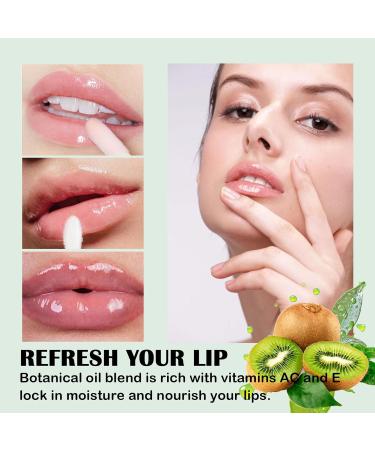 Kiwi Lip Protection Lip Balm Lip Oil No-Sticky Hydrating Lip Protection Anti-Drying Natural Lip Care All Day Moisturizing Care Lip Repair Lip Plumper Gloss - Buy Online on GoSupps.com