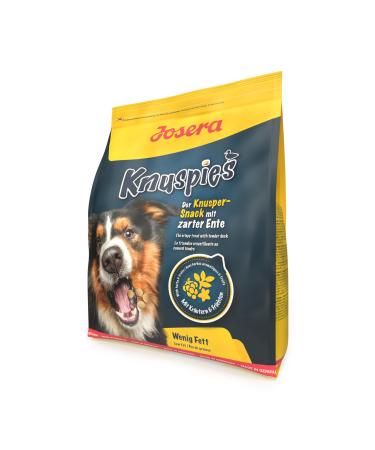 JOSERA Knuspies with duck 10 kg | Delicious dog treat | Low fat | 10 kg bag