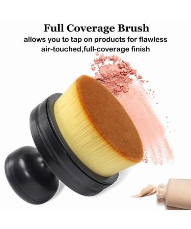 Falliny Foundation Makeup Brush - Large Kabuki Brush for Face & Body - Full Coverage for Liquid, Cream, Powder Cosmetics - Buy Online on GoSupps.com