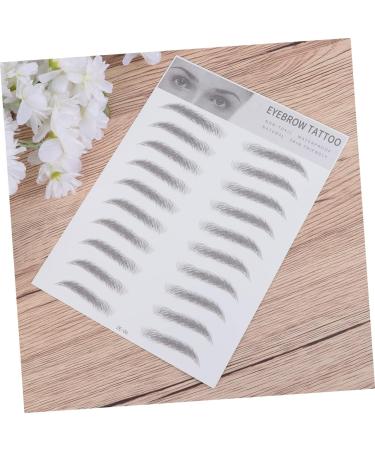 Beavorty 4 pcs 3d eyebrow stickers Imitation Eyebrow Sticker makeup eyebrow tattoo hair like eyebrows False - Buy Online on GoSupps.com