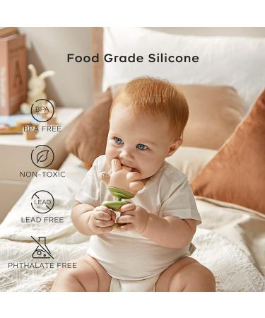 Buy Green Finger Baby Teething Toys - Silicone Rattles for 3-12 Months | Best Teething Relief Chew Toys - Buy Online on GoSupps.com