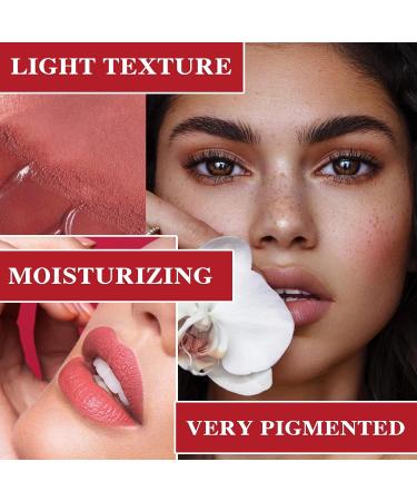 2PCS Mini Capsule Pills Lipstick Set Matte Lip Stain Long Lasting Waterproof Lip Gloss Kit Pill Shaped Lipstick Lip Balm Suit for Women Girls(01+03) - Buy Online on GoSupps.com