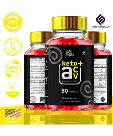 Buy Be Do Well Keto ACV Gummies 2 Pack | 1000MG Apple Cider Vinegar & Vitamins | Advanced Formula for Weight Loss & Energy Boost - Buy Online on GoSupps.com