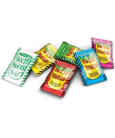Toxic Waste 4 Mix | Ultra Sour Sweets Candy | Treat for Kids & Adults | Assortmnent of Green Purple & Red Flavours | For any Occassion | Suitable for Vegetarian - Buy Online on GoSupps.com