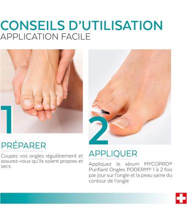PODERM MycoPro S rum Purifiant Ongles 8ml Formule V g tale Naturelle au Citron Romarin & Vitamine E | Prot ge l apparence des ongles & am liore leur uniformit | Swiss Made - Buy Online on GoSupps.com