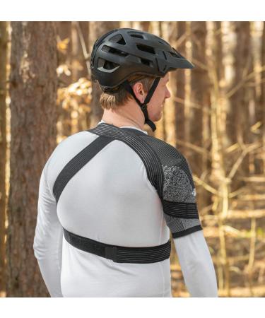Space Brace - Titan Gel Shoulder Brace with BreathSaver Smart Strap System | Optimal Support Stability & Circulation - Large & Medium Sizes Available - Buy Online on GoSupps.com