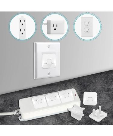 HiCanwn 50 Pack Outlet Covers Baby Proofing Plug Covers Child Proof Electrical Protector Safety Socket Covers Electric Outlet Pulg Covers for Baby Child White - Buy Online on GoSupps.com