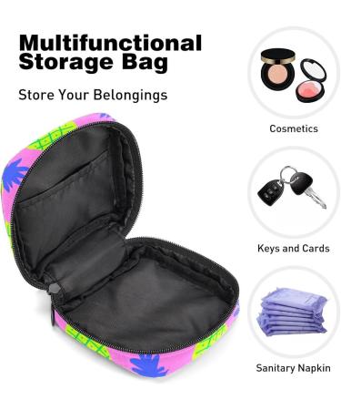 Colorful Fruits Sanitary Napkin Storage Bag Feminine Menstrual Cup Pouches Nursing Pad Holder Tampon Bags Portable Period Bag for Women Teen Girls 1Pcs Multi-colored 9 - Buy Online on GoSupps.com