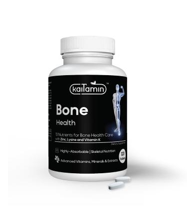 Kaitamin Bone Health with 13 Nutrients - Vitamin D3 K Zinc Magnesium Copper and More - Supports Natural Bones and Joints Bone Density and Restoration - 120 Tablets 40-Day Supply