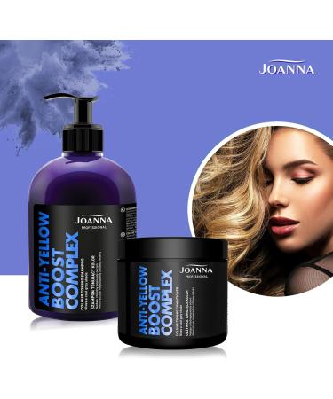  Joanna JOANNA Professional Boost Anti Yellow Complex 500g - Shampoo & Conditioner for Women - Colour Enhancement - Neutralizes Unwanted Yellow Tones - Buy Online on GoSupps.com