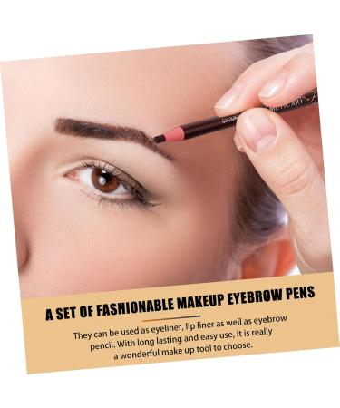 minkissy Soft Draw Line Eyebrow Pencil Set of 10 Pieces For Eyebrow Makeup Pencils For Women - Buy Online on GoSupps.com