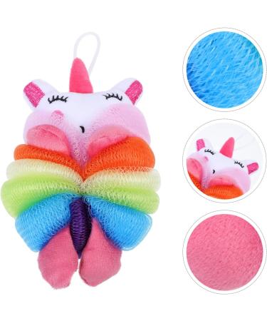 Buy Cute Cartoon Bath Ball Scrubbers | Premium Mesh Pouf & Loofah Sponge for Relaxing Showers | International Shipping Available - Buy Online on GoSupps.com