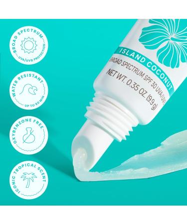 Hawaiian Tropic Lip Balm Island Coconut SPF 30 0.35oz each Twin Pack - Buy Online on GoSupps.com