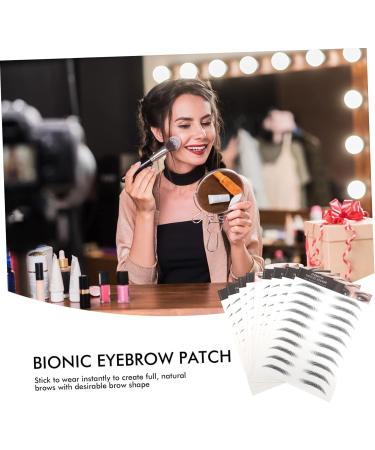 DOITOOL Black Eyebrows 30 Pcs Imitation Eco Eyebrow Sticker Stickers Hair Eyebrows Water Transfer Eyebrow Sticker Cosmetic 21.5X14.5cmx3pcs Blackx3pcs - Buy Online on GoSupps.com