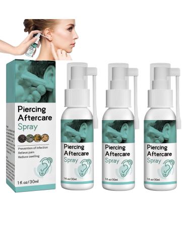 IEXUX Anti Cochlear Blockage Removal Spray Earwax Removal Spray Ear Wax Removal Drops Ear Drops for Clogged Ears (3PCS)