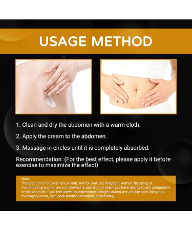  GNAUMORE Abdominal Muscle Cream for Tightening Muscles Cooling Belly Muscle Cream for a Perfect Waistline Fat Burning Body Cream - Buy Online on GoSupps.com